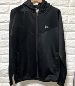New Era ブラック フルジップパーカー　メンズ　S