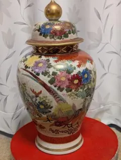 薩摩焼 花瓶 清山作 金欄手 花器 飾壺 壺 飾り物 骨董 伝統工芸 薩摩焼 花瓶 清山作 金欄手 花器 飾壺 壺 飾り物 骨董 伝統工芸 - メルカリ