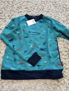 mousson 飛行機柄 トレーナー 130