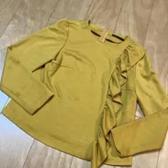 NOUQUE フリルデザイン長袖トップス