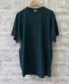 90s シングルステッチ　FRUIT OF THE LOOM 緑　半袖シャツのサムネイル