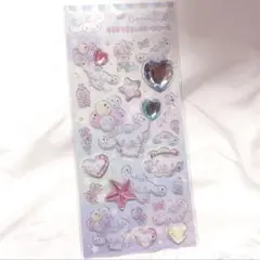 シナモン サンリオ キラキララインストーンシール グリッターラメ シナモロール