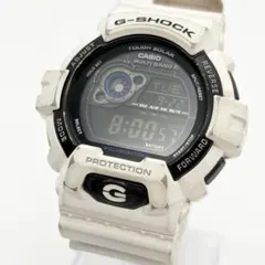 가동품 CASIO 카시오 G-SHOCK 남성용 시계 전파 태양 화이트