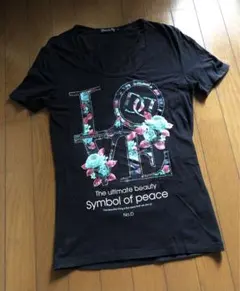 Diavlo Tシャツ ラインストーン プリント ロゴ ブラック 48 y2k - メルカリ