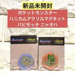 【新品未開封】ポケモン ハニカムアクリルマグネット パピモッチ ニャオハ