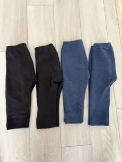 UNIQLO ユニクロ　フリースレギンス　80 まとめ売り　デニム　黒