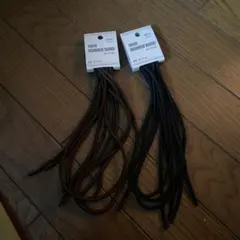 ヘアゴム 2個セット ブラウン ブラック