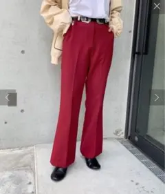 ストライプ スラックス