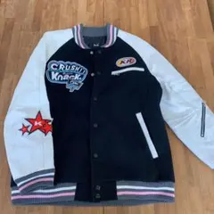 knack スタジャン ブラック/ホワイト Mサイズ