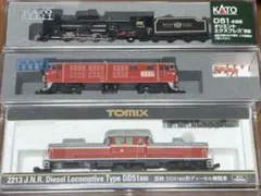 専用　D51 498オリエント DD54 DD51 Nゲージ機関車3両セットのサムネイル