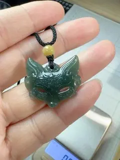 R1-0396天然本翡翠《本物保証》藍水翡翠ペンダント 一品一図 ネックレス