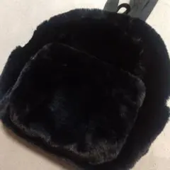 LeSportsac　黒　ファー　リュック　バックパック