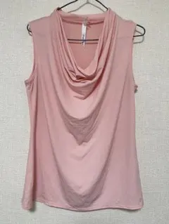 NY Collection【M】 ピンク ノースリーブ トップス 夏服 タンク