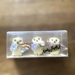 Owls Family ふくろうオブジェ　置物