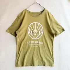 Eddie Bauer エディバウワー　アウトドア Tシャツ　M マスタードのサムネイル