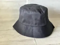 シンプル バケットハット ブラック