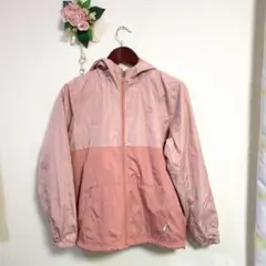 YOGA フード付きピンクウィンドブレーカー