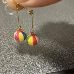 紙風船モチーフイヤリングのサムネイル