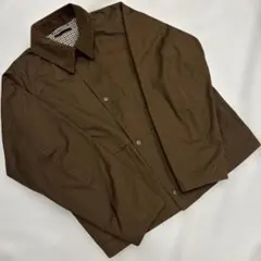 美品完売品 UNIQLO ユニクロ ユーティリティショートブルゾン ブラウン L
