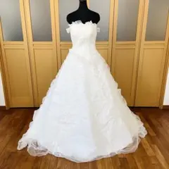 付属品付き✨美品✨ 定価30万円✨ 9号✨ホワイト✨ウェディングドレス✨花柄