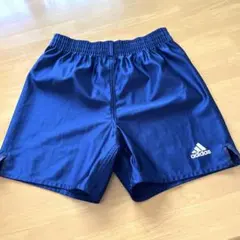 adidas　ショートパンツ　ネイビー　150