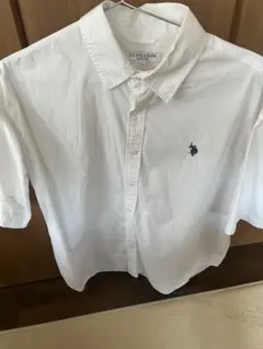 U.S. POLO ASSN. 半袖シャツ L ホワイト