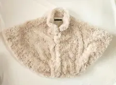 ポンチョ★ベージュ