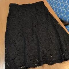 新品♡ユニクロ♡花柄レース ♡可愛い♡黒♡ロングスカート3XLのサムネイル