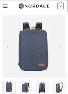 訳あり・新品未使用 NORDACE Siena リュック バックパック ブルー Nordace Siena エコリュック