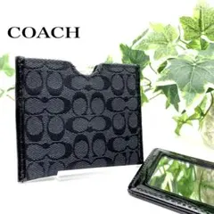 【極美品】COACH コーチ シグネチャー ミラー カードケース セット