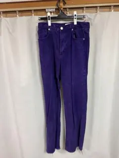 ZARA パープル デニムパンツ EUR38