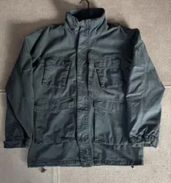 ZARA ダークグレー ミリタリージャケット Lサイズ