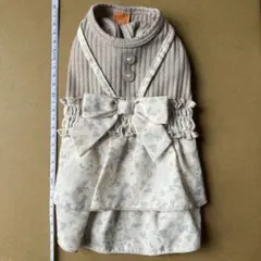 No.600 犬服ハンドメイド バックオープンワンピース - メルカリ