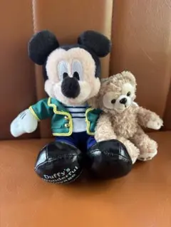 ディズニーシー　ダッフィー　ミッキー ワンダフルヴォヤッジ　ぬいぐるみバッジ