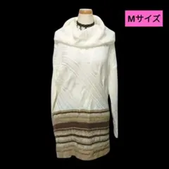 ■オフショルダー2wayニットワンピ