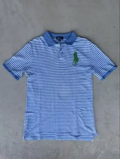 Ralph Lauren ビッグポニー ポロシャツ ボーダー 短丈 y2k