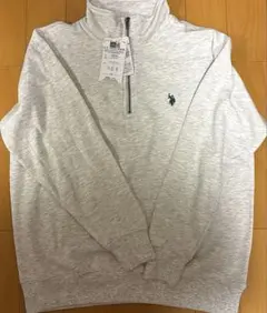 【処分SALE】U.S.POLO ASSN ハーフジップトレーナー(タグ付)