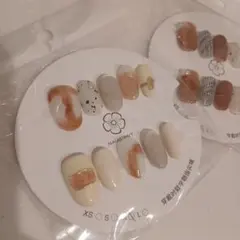 ネイルチップセット 2種 デザイン多彩