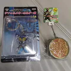 仮面ライダーオーズ　デフォルメキーホルダー　シャウタ　マンマル缶　トラ　セット