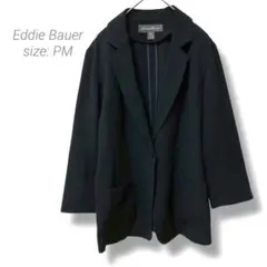 【エディバウア】Eddie Bauer テーラードジャケット フレア ブラック