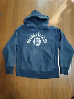 Champion　リバースウィーブ　パーカー　緑タグ　目なし　チャコールグレー