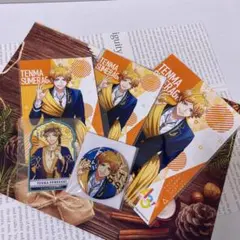 A3 皇天馬　缶バッジ　ブロマイド　ステッカー　セット