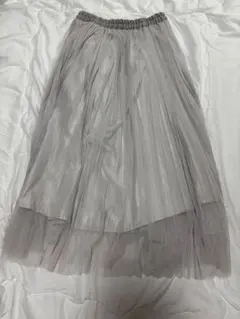 ローリーズファーム　チュールプリーツスカート