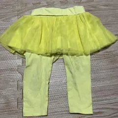 babyGAP スカート付きレギンス イエロー