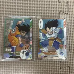 ドラゴンボールスーパーダイバーズ 40th 孫悟空 ベジータ SR 2枚