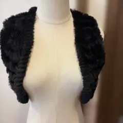 ブラックファー風ショートコートお値下げ
