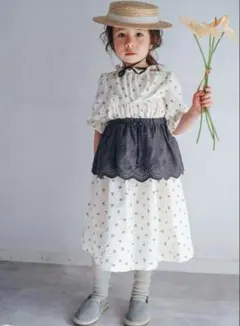 完売品❣️softcheese ソフトチーズ 花柄ワンピース 白