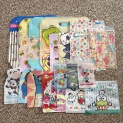 キャラクター ジップバッグ まとめ売り 18枚