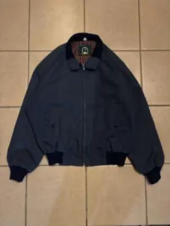 80s USA製 Ozark Trail ハリントンジャケット XL 紺