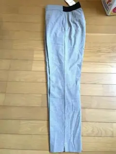 ZARA ストレートテーパードパンツ　ライトグレー　新品未使用　 Lサイズ